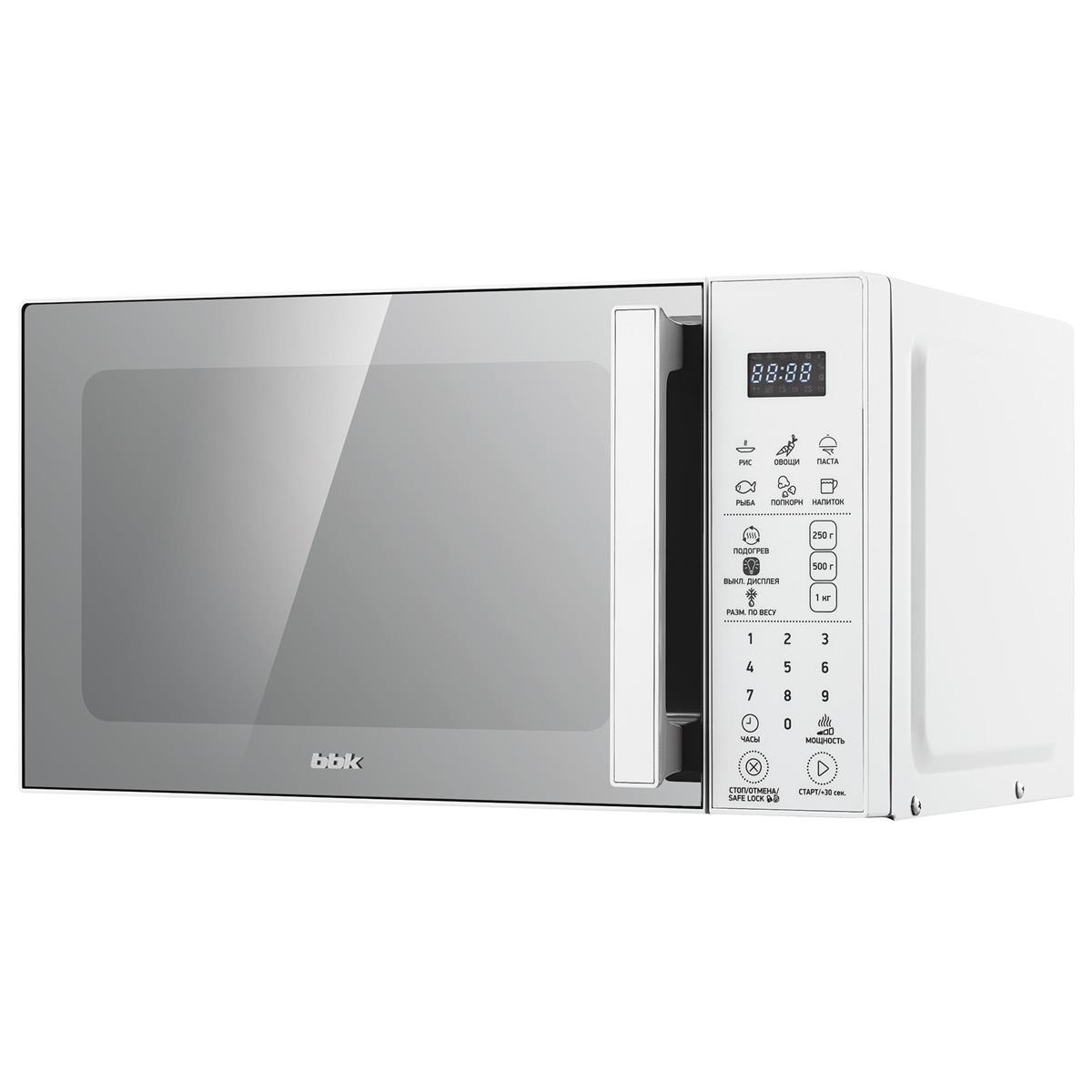 Изображение Микроволновая печь BBK 20MWS-805S/W (800 Вт  20 л    белый)