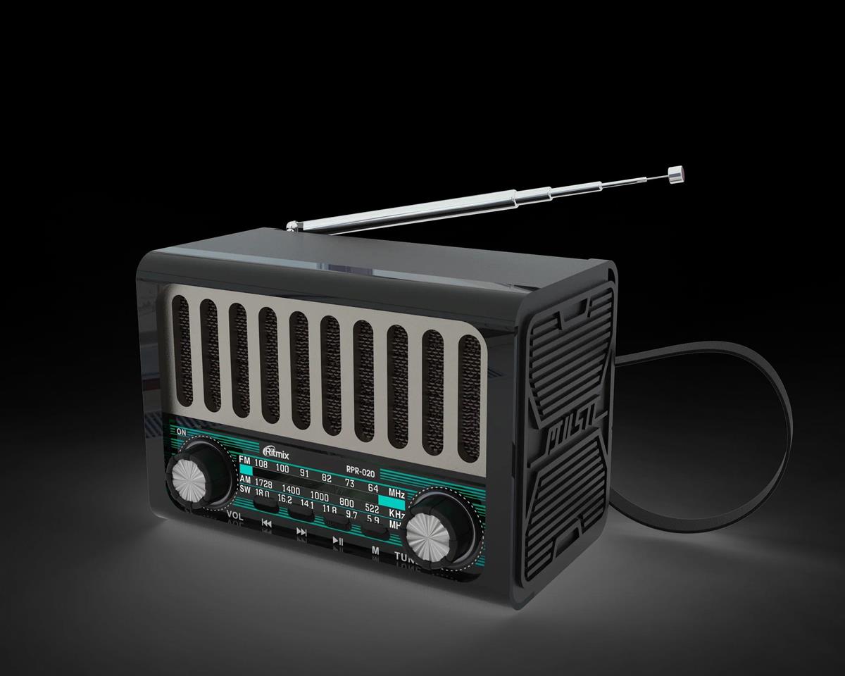 Изображение Радиоприемник Ritmix RPR-020 черный