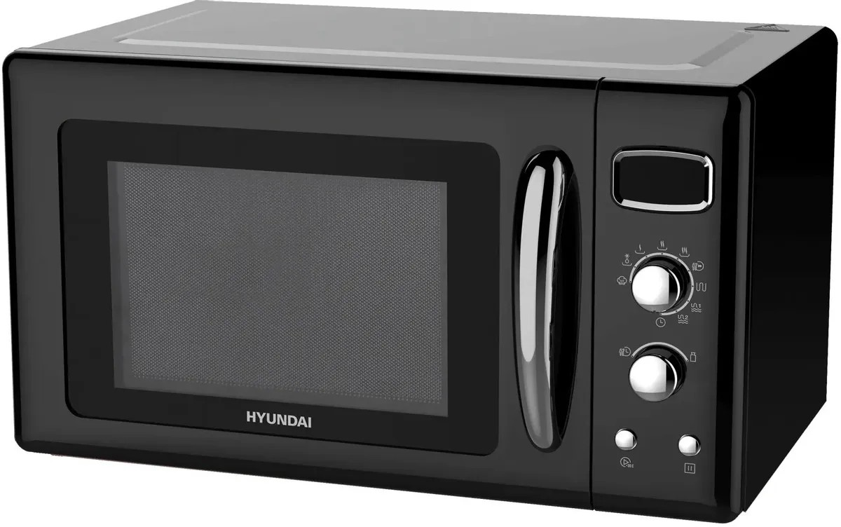 Изображение Микроволновая печь Hyundai HYM-D3040 (800 Вт  23 л  Гриль  черный)
