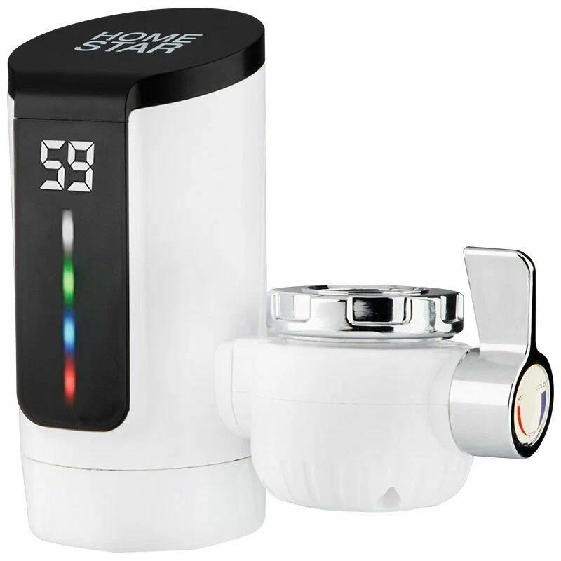 Изображение Водонагреватель проточный (электрический) HOMESTAR HS-0119 (106670) белый