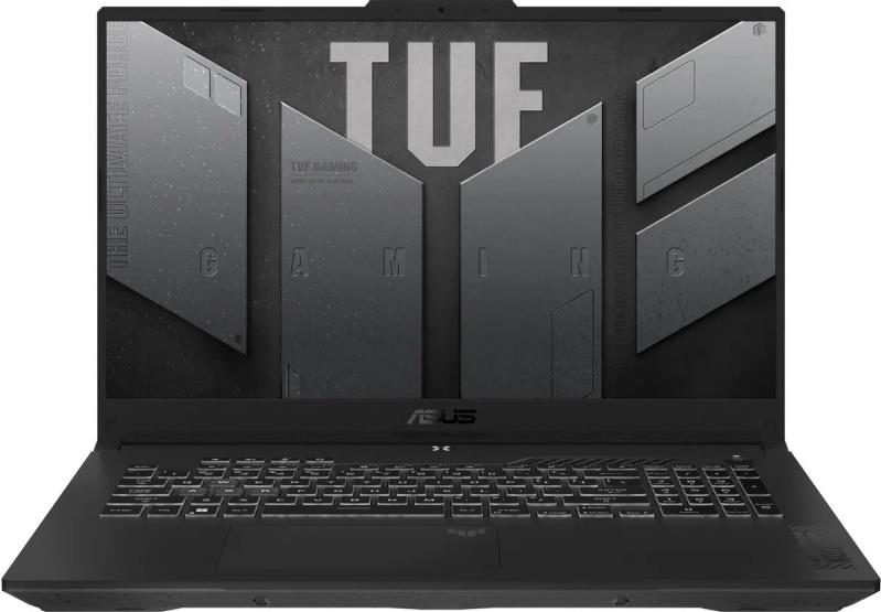 Изображение Ноутбук Asus TUF Gaming A17 FA707NVR-HX026 (AMD 7435HS 3100 МГц/ SSD 1024 ГБ  /RAM 16 ГБ/ 17.3" 1920x1080/VGA дискретная/ DOS) (90NR0JJ5-M00120)