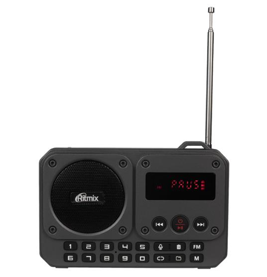Изображение Радиоприемник Ritmix RPR-010 серый