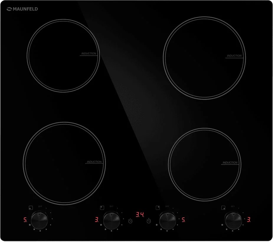 Изображение Варочная панель MAUNFELD CVI594MBK2 (черный)