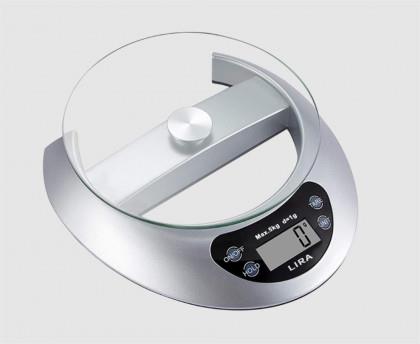 Изображение Весы кухонные Lira LR1411 (серебристый)