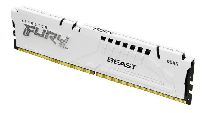 Изображение Оперативная память 16 GB DDR5 Kingston Fury Beast White (44800 Мб/с, 5600 МГц, CL40)
