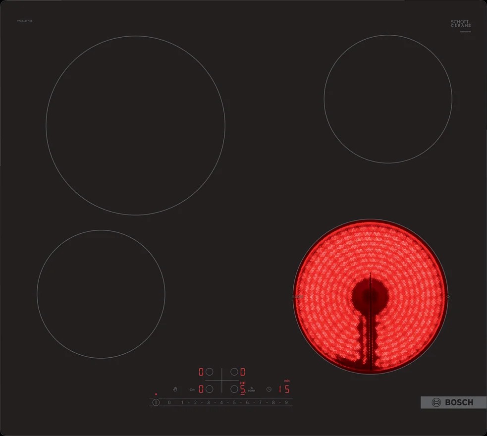 Изображение Варочная панель Bosch PKE611FP2E (черный)