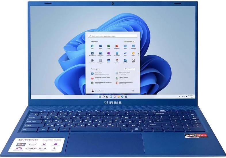 Изображение Ноутбук Irbis BlizzardBook (AMD 3200U 2600 МГц/ SSD 512 ГБ  /RAM 16 ГБ/ 15.6" 1920x1080/VGA встроенная/ Windows 11 Pro) (15NBC1000_G3)
