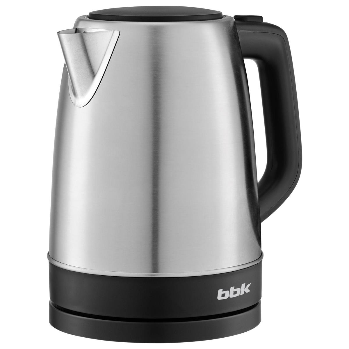 Изображение Электрический чайник BBK EK1764S (2200 Вт/1,7 л /нержавеющая сталь/черный, нержавеющая сталь)