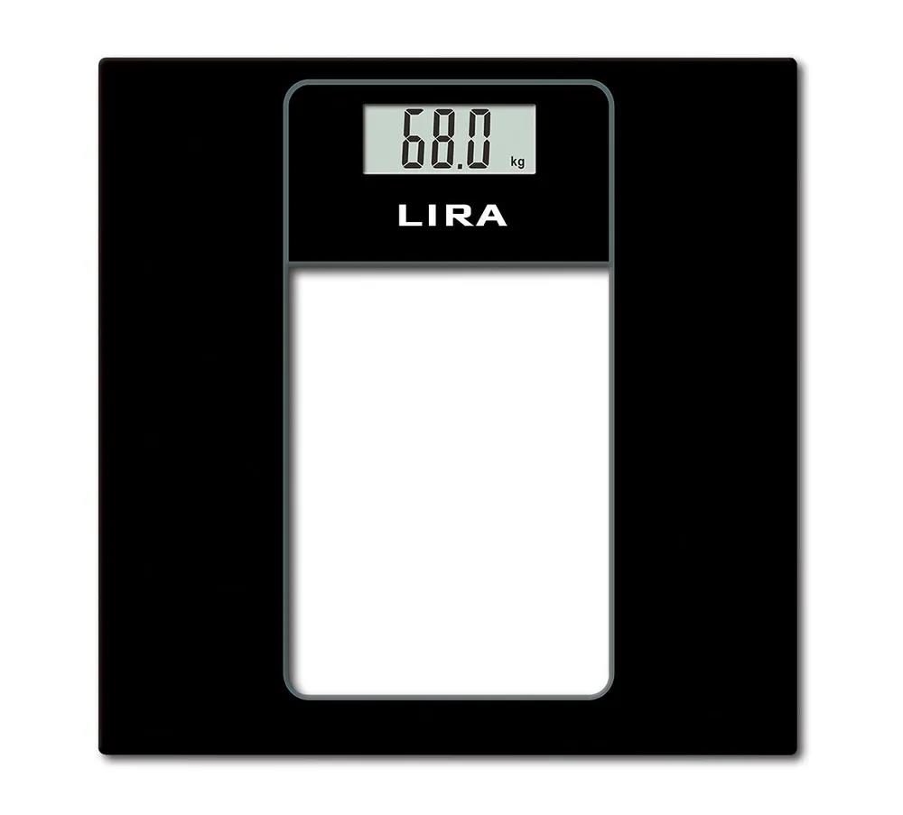 Изображение Весы Lira LR1403,черный, прозрачный