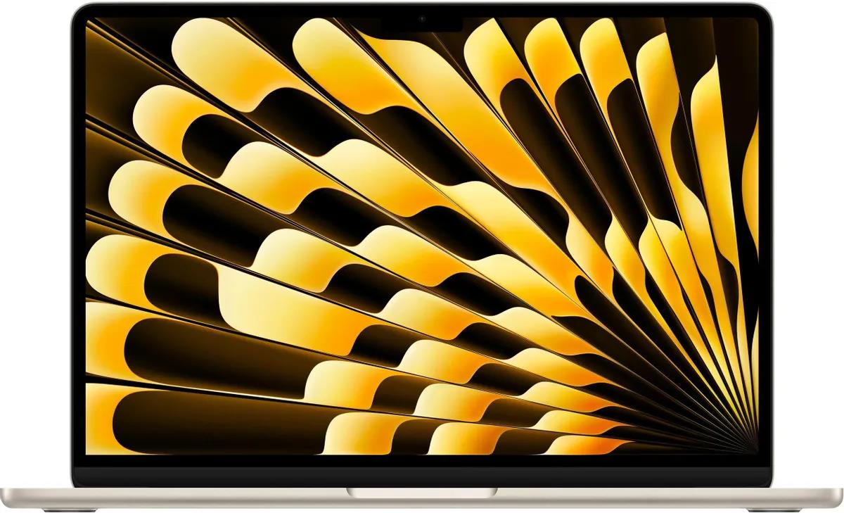 Изображение Ноутбук Apple MacBook Air 13 M3 A3113 (Apple M3 4000 МГц/ SSD 512 ГБ  /RAM 16 ГБ/ 13.6" 2560x1664/VGA встроенная/ macOS) (MXCU3ZP/A)