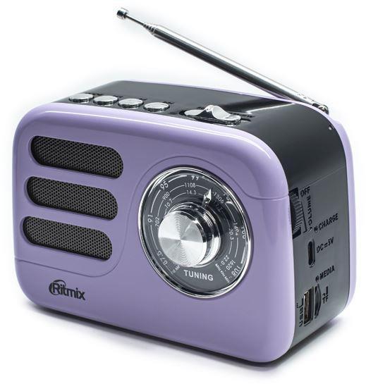 Изображение Радиоприемник Ritmix RPR-033 LAVENDER лавандовый
