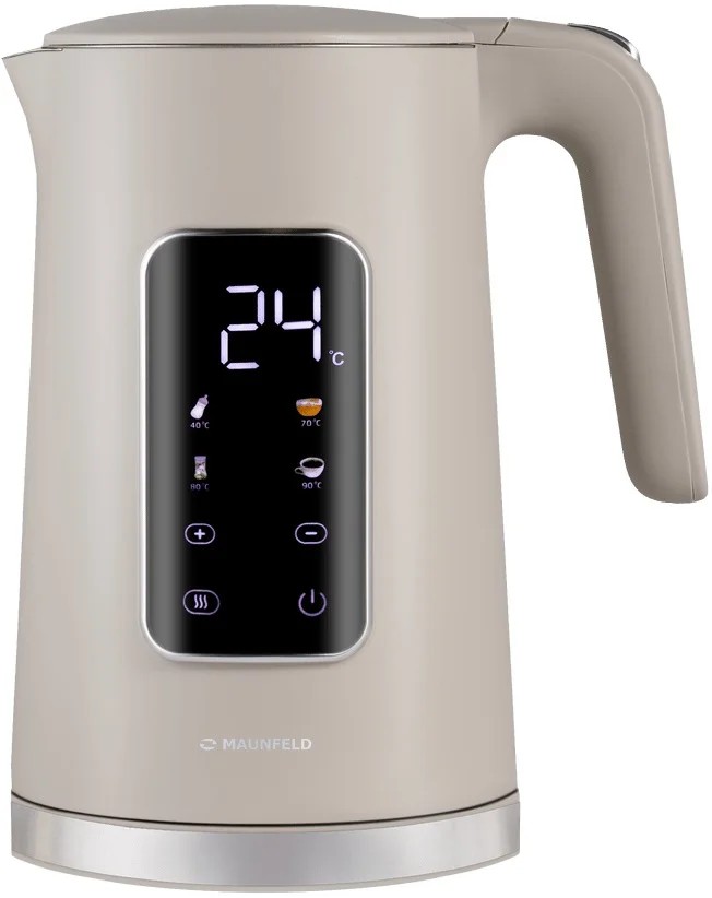 Изображение Электрический чайник MAUNFELD MGK-635DBG (2200 Вт/1,7 л /пластик/бежевый)