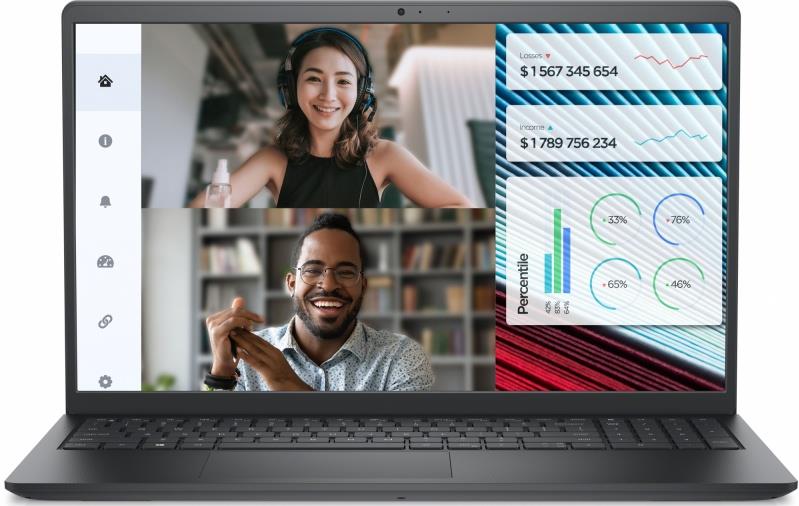 Изображение Ноутбук DELL Vostro 3520 (Intel 1235U 1300 МГц/ SSD 512 ГБ  /RAM 16 ГБ/ 15.6" 1920x1080/VGA встроенная/ Linux) (HDL5A9102G5)