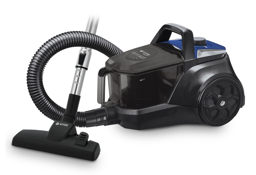 Изображение Пылесос VITEK VT-1829 (1800 Вт /контейнер/черный, синий)