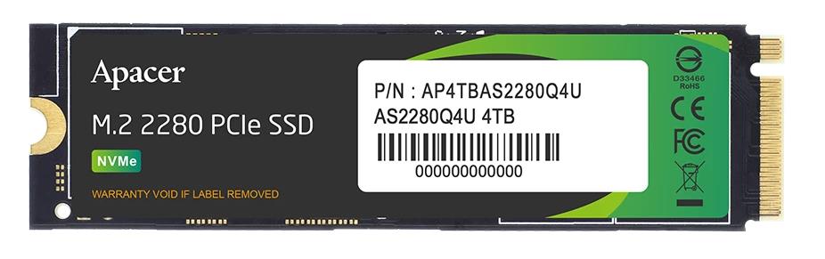 Изображение SSD диск Apacer AS2280Q4U 4000 Гб 2280 (AP4TBAS2280Q4U-1)
