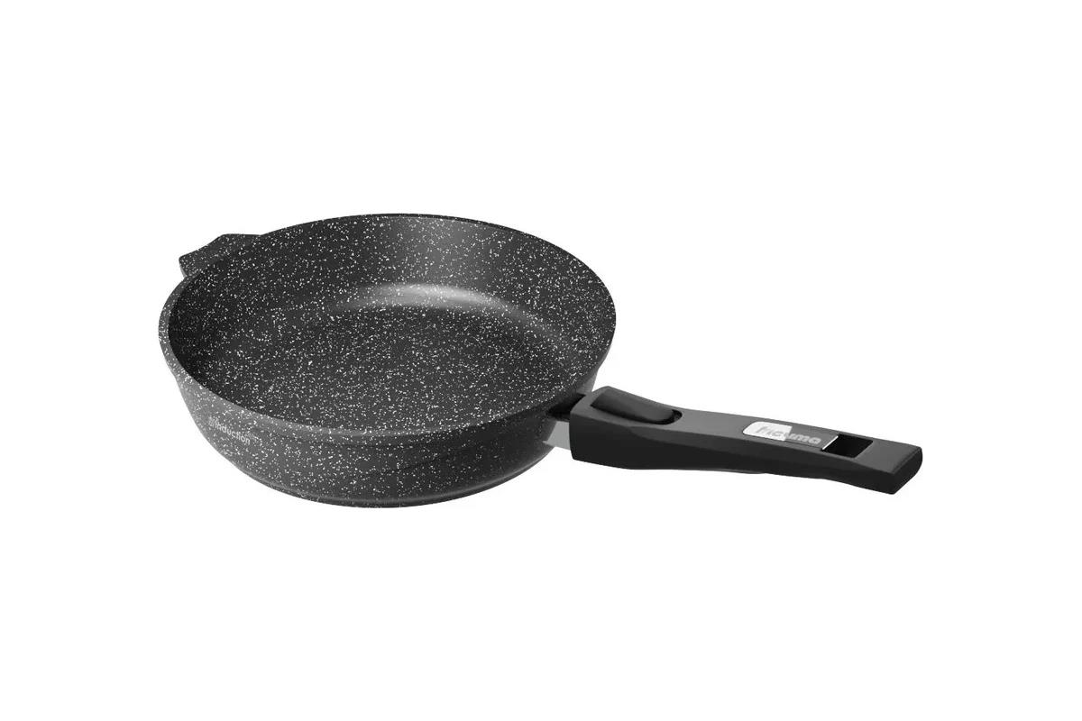 Изображение Универсальная сковорода Мечта 028802И со съемной ручкой. "Гранит" black Induction Pro" (28 см Съемные ручки)