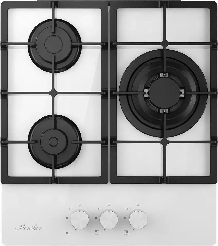 Изображение Варочная панель MONSHER MGG 43 Blanc (белый)