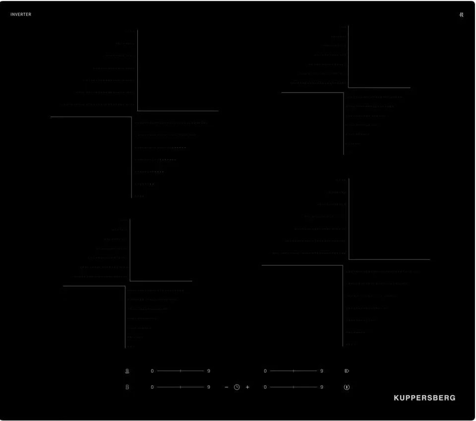 Изображение Варочная панель Kuppersberg ICI 606 (черный)