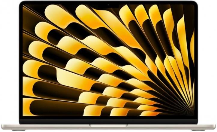 Изображение Ноутбук Apple MacBook Air 13 (Apple M3 2700 МГц/ SSD 512 ГБ  /RAM 16 ГБ/ 13.6" 2560x1664/VGA встроенная/ macOS) (MXCU3LL/A)