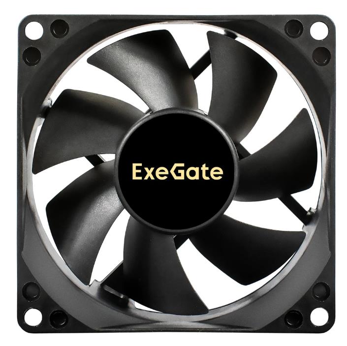 Изображение Вентилятор ExeGate EX08025S3P-24 (2850 об/мин , 80x80x25 мм,3-pin)