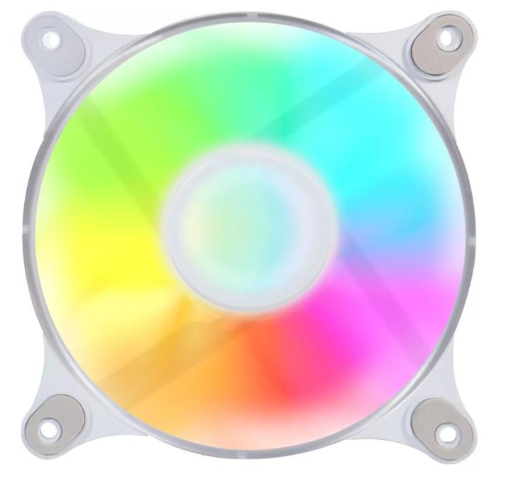 Изображение Вентилятор GMNG GG-CF120FRGB3-PWMWH (2000 об/мин , 120x120x25 мм,4-pin PWM)