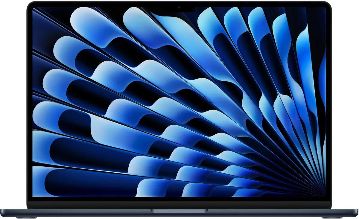 Изображение Ноутбук Apple MacBook Air A3241 (Apple M4 4000 МГц/ SSD 512 ГБ  /RAM 16 ГБ/ 15.3" 2880x1864/VGA встроенная/ macOS) (MW1M3HN/A)
