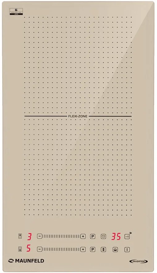 Изображение Варочная панель MAUNFELD CVI292S2FBG Inverter (бежевый)