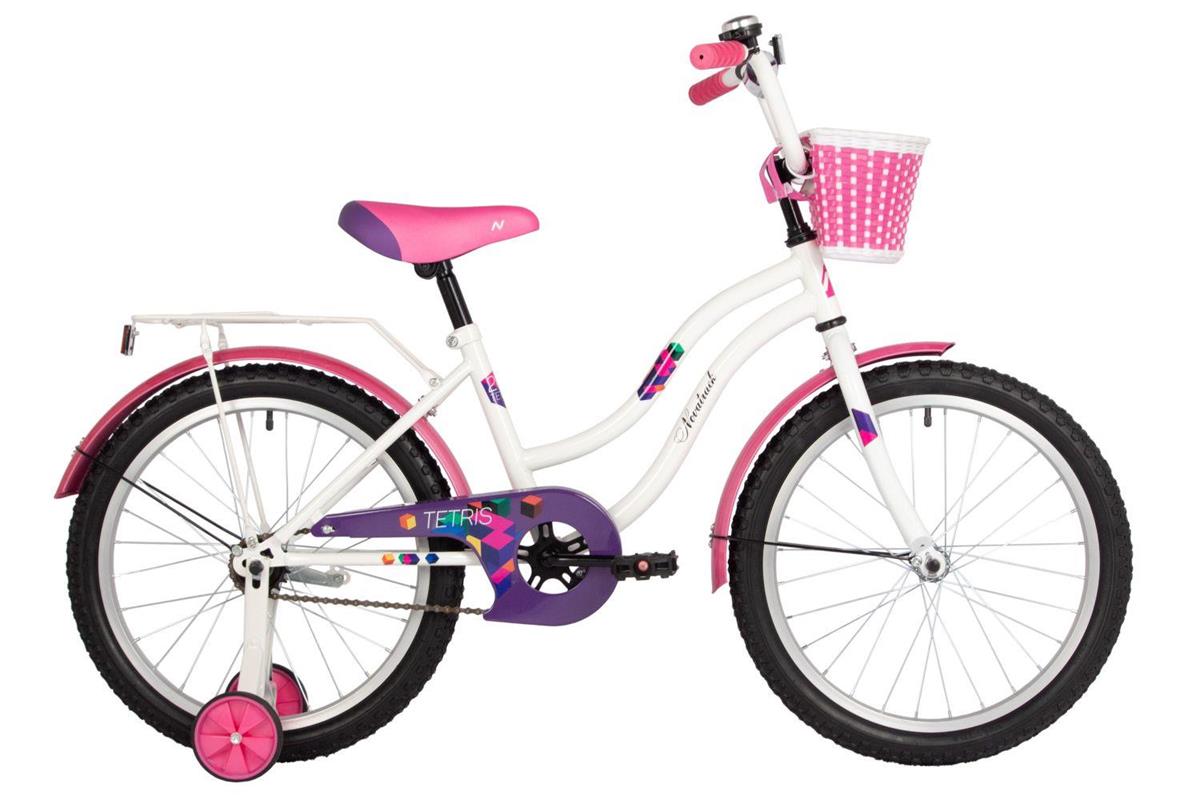 Изображение Велосипед Novatrack Tetris 20 (173562) (белый/20 "/)-2025 года 201TETRIS.WT5