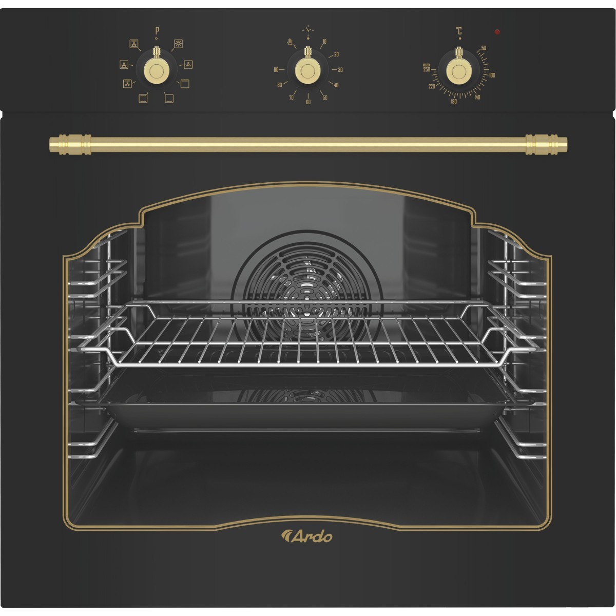 Изображение Духовой шкаф Ardo BO58RA2 (79 л , чёрный)