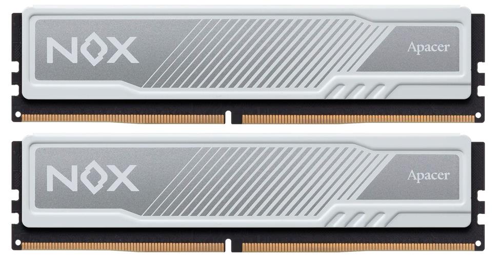 Изображение Оперативная память 2x16 GB DDR4 Apacer NOX White (25600 МБ/с, 3200 МГц, CL16)