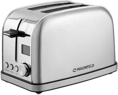 Изображение Тостер MAUNFELD MF-821S (950 Вт  стальной)