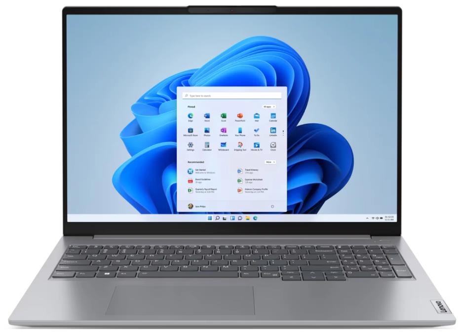 Изображение Ноутбук Lenovo ThinkBook 16 G6 IRL (Intel 13420H 2100 МГц/ SSD 512 ГБ  /RAM 16 ГБ/ 16" 1920x1200/VGA встроенная/ Без ОС) (21KH00SXRU)