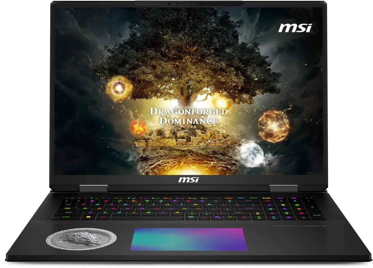 Изображение Ноутбук MSI Titan Dragon Edition 18 HX AI A2XWJG-205RU (Intel 285HX 2800 МГц/ SSD 4096 ГБ  /RAM 64 ГБ/ 18" 3840x2400/VGA дискретная/ Windows 11 Home) (9S7-1824A5-205)