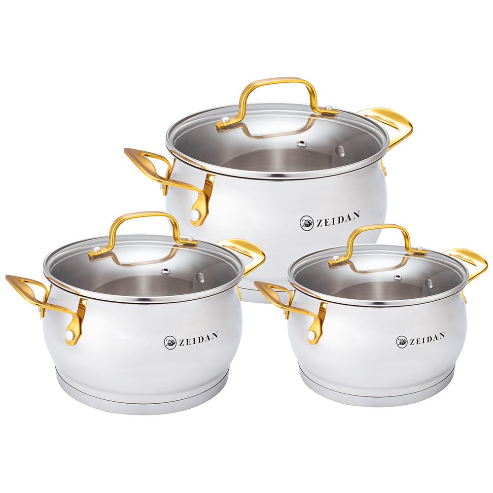 Изображение Набор кастрюль Zeidan Z-50668 6 предметов ()