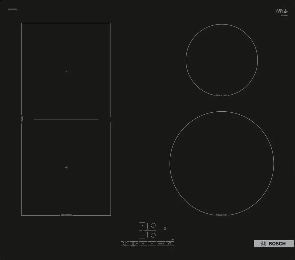 Изображение Варочная панель Bosch PVS61RBB5E (черный)