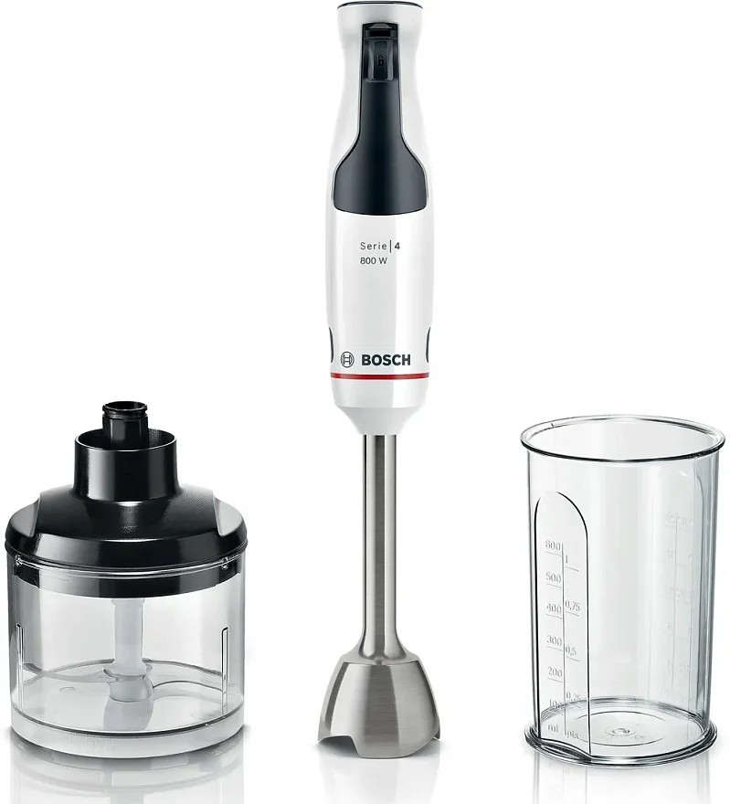 Изображение Блендер Bosch MSM4W420 (погружной/800 Вт/белый)