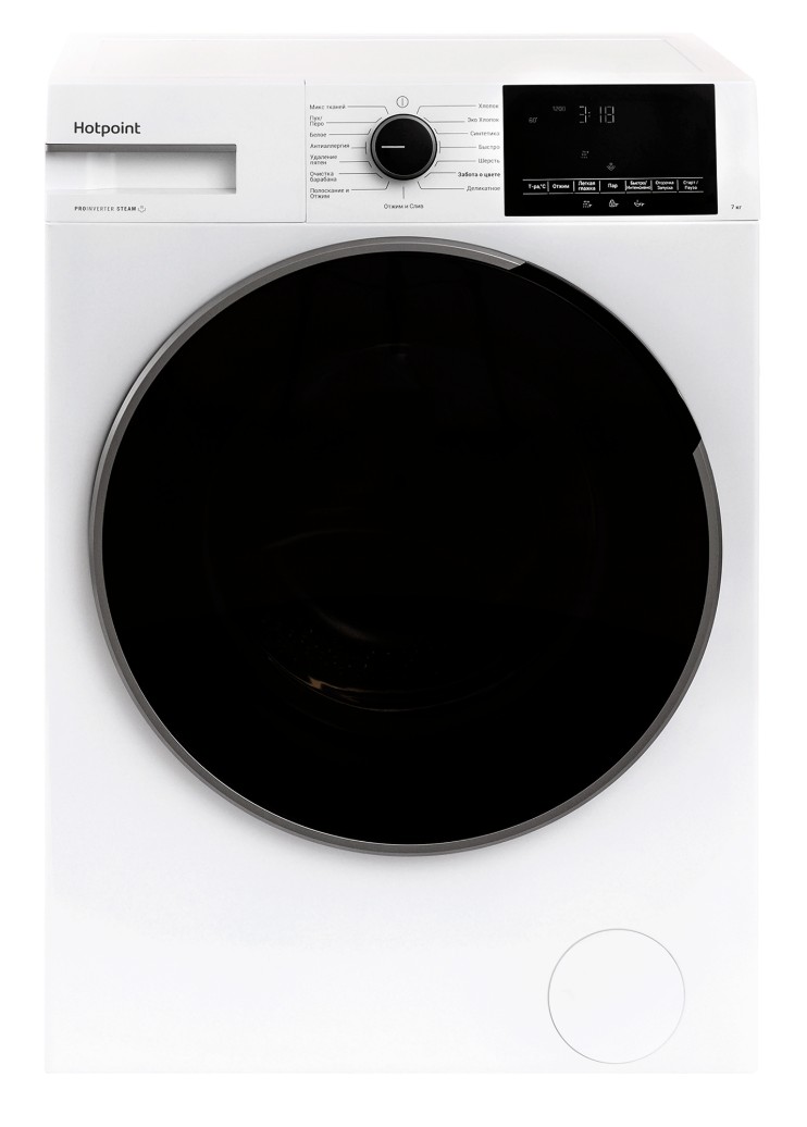 Изображение Стиральная машина HOTPOINT WSH 7291 VWX, белый (фронтальная, 7 кг, 1200 об/мин )