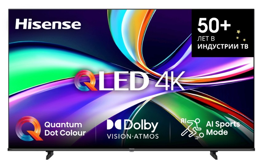 Изображение Телевизор Hisense 65E7Q 65" HDR, 4K Ultra HD Smart TV черный