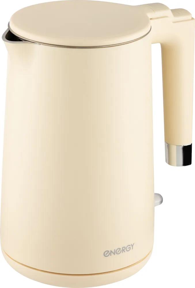 Изображение Электрический чайник Energy E-215 (1800 Вт/1,7 л /металл, пластик/бежевый)