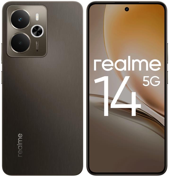 Изображение Смартфон Realme 14 5G (256 Гб/8 Гб) графит, черный