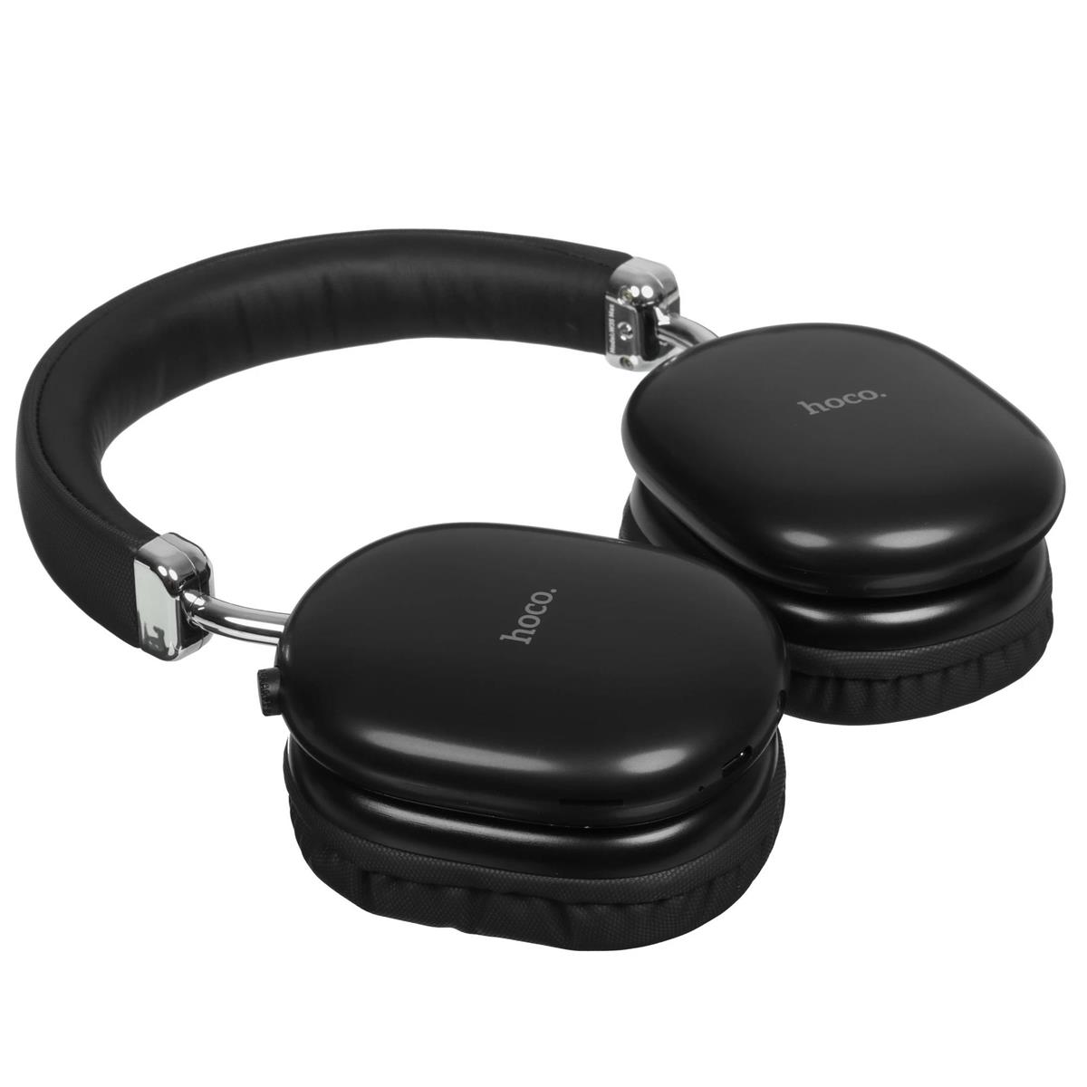 Изображение Bluetooth-гарнитура/наушники Hoco (6942007612203) W35 Max Bluetooth 5.3 Black (черный)