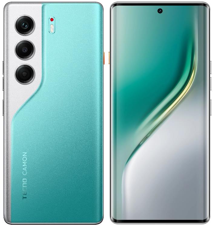 Изображение Смартфон TECNO CAMON 40 Pro 5G (256 Гб/8 Гб) зеленый