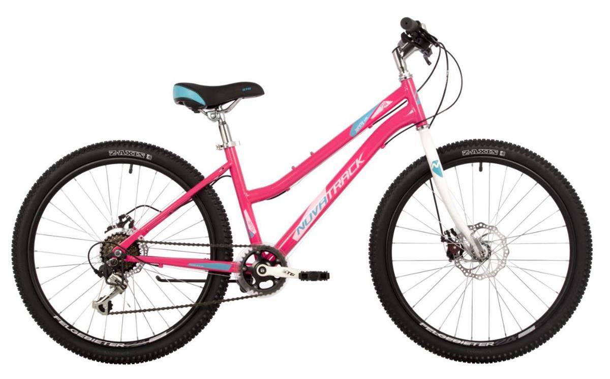Изображение Велосипед Novatrack Jenny 6.D 24 (161914) (розовый/24 "/12.0 ")-2025 года 24SHD.JENNY.12PN23