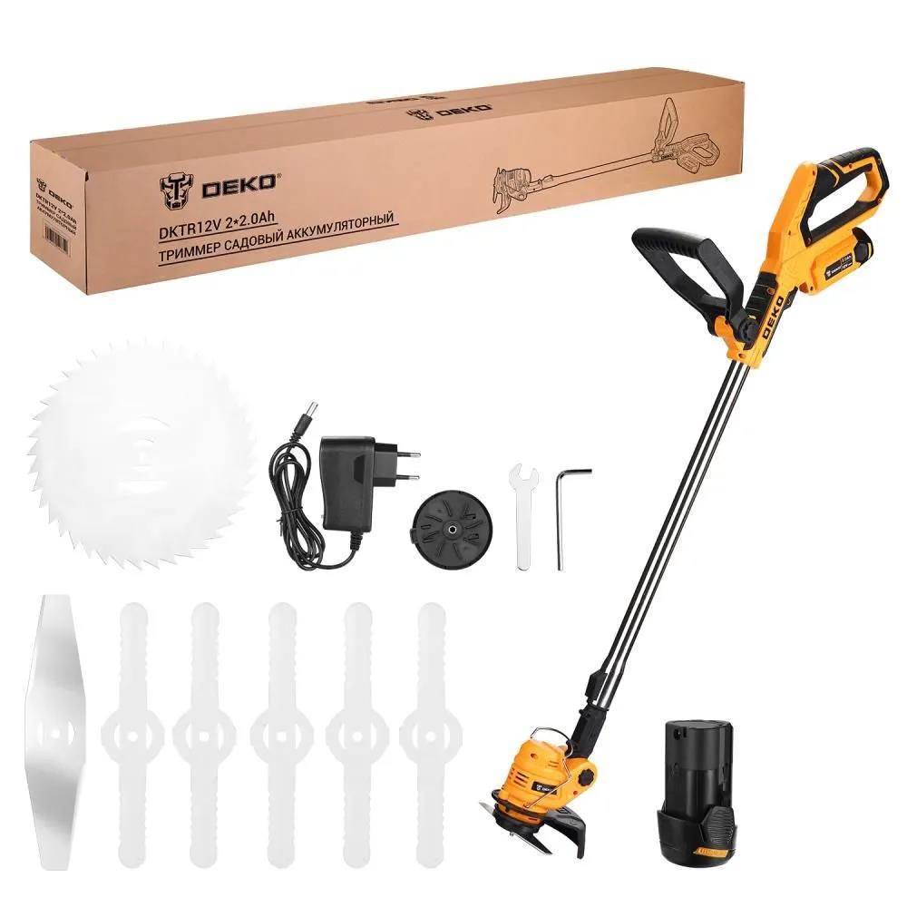 Изображение Триммер DEKO DKTR12V (2АКБ и ЗУ) (электрический/)