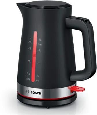 Изображение Электрический чайник Bosch TWK4M (/1,7 л /пластик/черный)