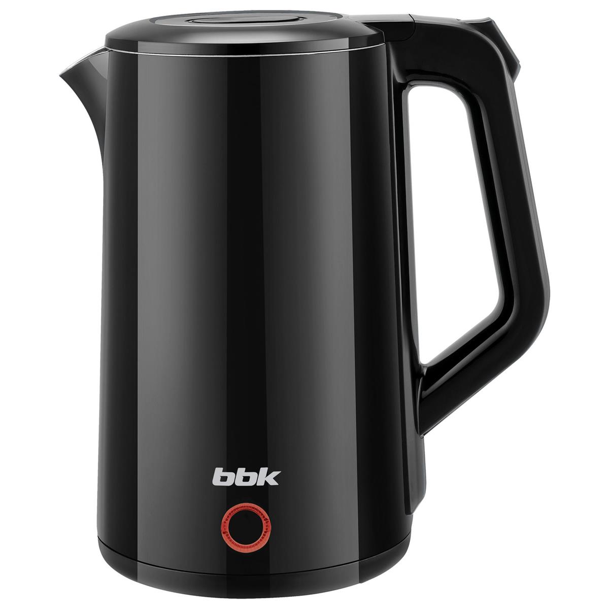 Изображение Электрический чайник BBK EK1819  (2000 Вт/1,8 л /пластик, нержавеющая сталь/черный)