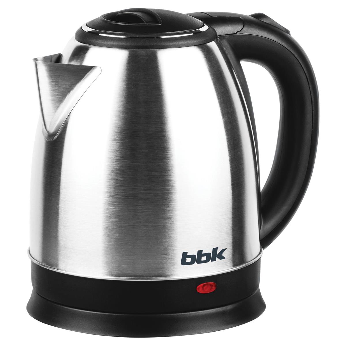 Изображение Электрический чайник BBK EK1503S (1500 Вт/1,5 л /нержавеющая сталь/черный, нержавеющая сталь)