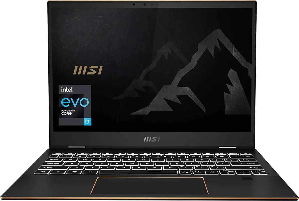 Изображение Ноутбук MSI Summit E13 Flip Evo A13MT-265AU (Intel 1360P 2200 МГц/ SSD 1024 ГБ  /RAM 16 ГБ/ 13.4" 1920x1200/VGA встроенная/ Windows 11 Home) (9S7-13P311-265)