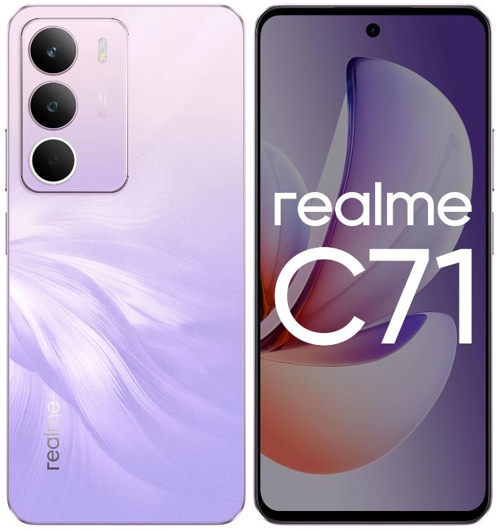 Изображение Смартфон Realme C71 (256 Гб/8 Гб) фиолетовый