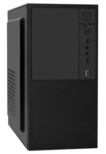 Изображение Корпус ExeGate BAA-308U2-AA500 500W Black (mATX, Mini-ITX, черный, 500 Вт)/(EX299406RUS)
